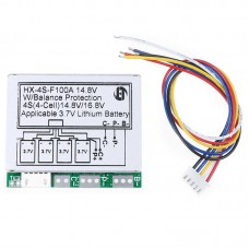 BMS 4S 100A HX-4S-F100A 14,8/16,8В Контроллер заряда разряда Li-ion батарей, балансировка BMS 4S 100A HX-4S-F100A 14,8/16,8В Контроллер заряда разряда Li-ion батарей, балансировка